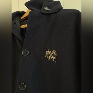 Notre Dame Wool Pea Coat - New